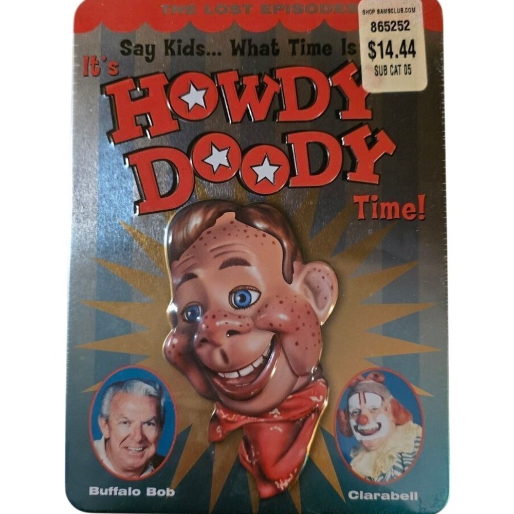 "IT'S HOWDY DOODY TIME!" The Lost Episodes 5 DVDs Bonus Booklet Sealed 2005